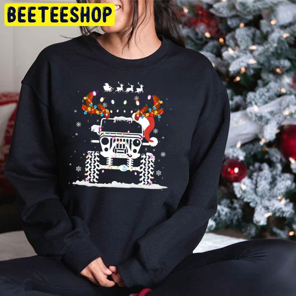 Jeep Christmas Lights Xmas Tree Reindeer Funny Beeteeshop Trending Unisex Hoodie Jeep Christmas Lights Xmas Tree Reindeer Funny Beeteeshop Trending Unisex Hoodie