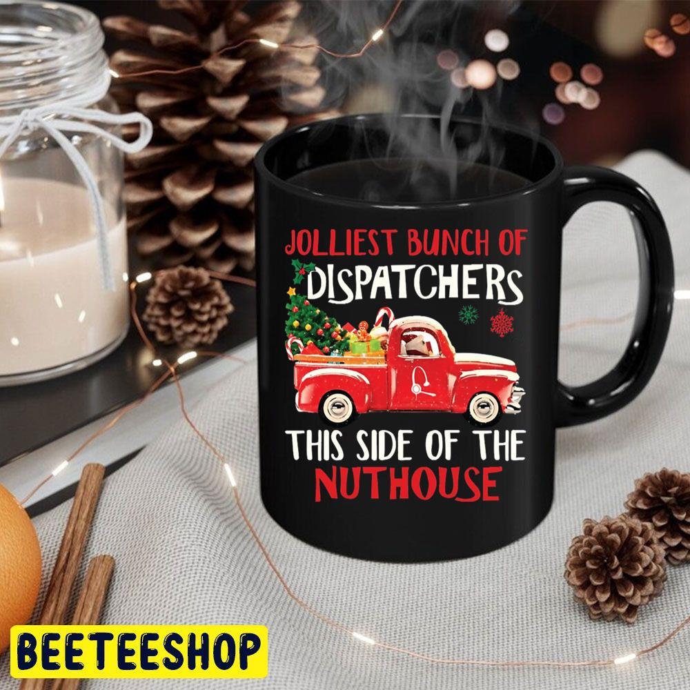 Jolliest Bunch Of Dispatcher This Side Of The Nuthouse Red Car Christmas Beeteeshop Trending Unisex Sweatshirt Jolliest Bunch Of Dispatcher This Side Of The Nuthouse Red Car Christmas Beeteeshop Trending Unisex Sweatshirt