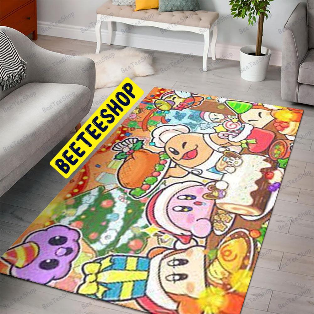 Kirby Christmas 02 Trending Rug Rectangle Kirby Christmas 02 Trending Rug Rectangle