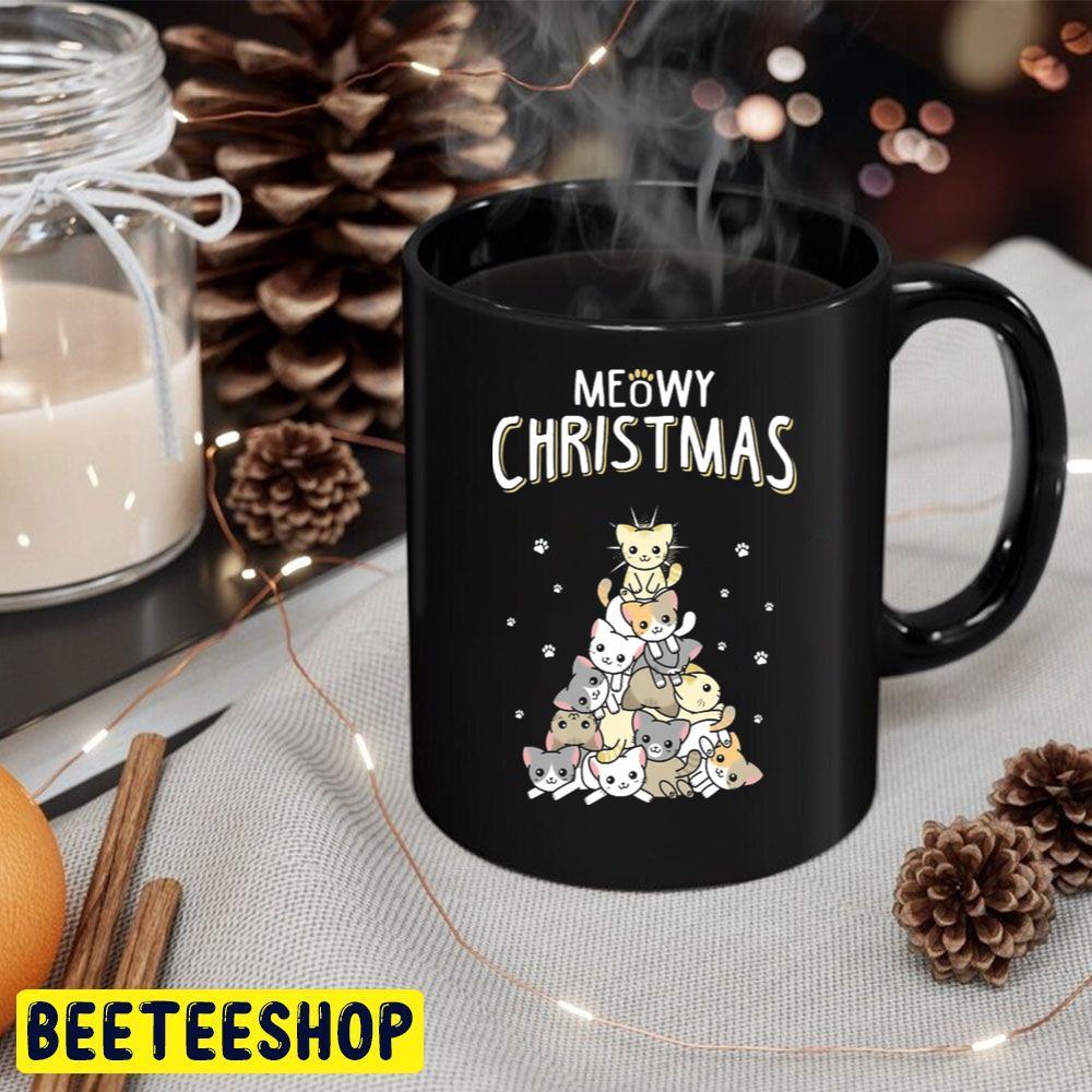 Meowy Christmas Funny Christmas Beeteeshop Trending Unisex Hoodie Meowy Christmas Funny Christmas Beeteeshop Trending Unisex Hoodie