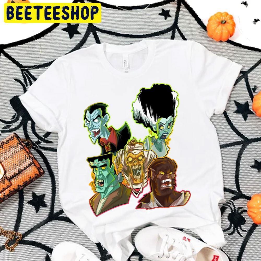 Movie Monsters Frankenstein Halloween Beeteeshop Trending Unisex T-Shirt Movie Monsters Frankenstein Halloween Beeteeshop Trending Unisex T-Shirt