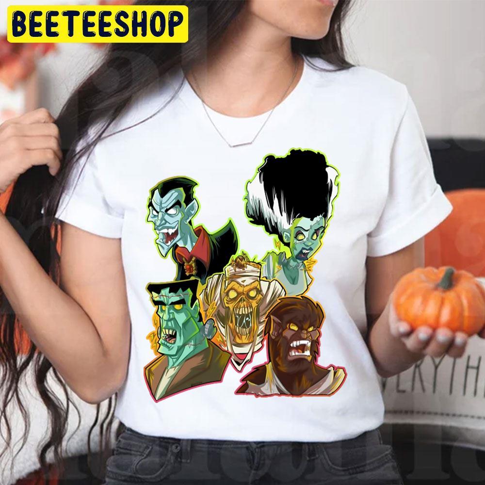 Movie Monsters Frankenstein Halloween Beeteeshop Trending Unisex T-Shirt Movie Monsters Frankenstein Halloween Beeteeshop Trending Unisex T-Shirt