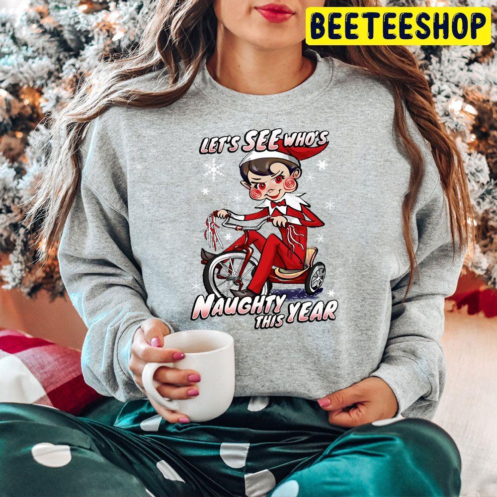 Naughty Elf Tricycle Christmas Beeteeshop Trending Unisex Hoodie Naughty Elf Tricycle Christmas Beeteeshop Trending Unisex Hoodie