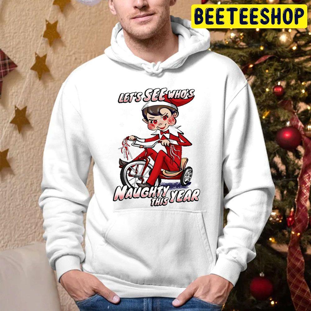 Naughty Elf Tricycle Christmas Beeteeshop Trending Unisex Hoodie Naughty Elf Tricycle Christmas Beeteeshop Trending Unisex Hoodie