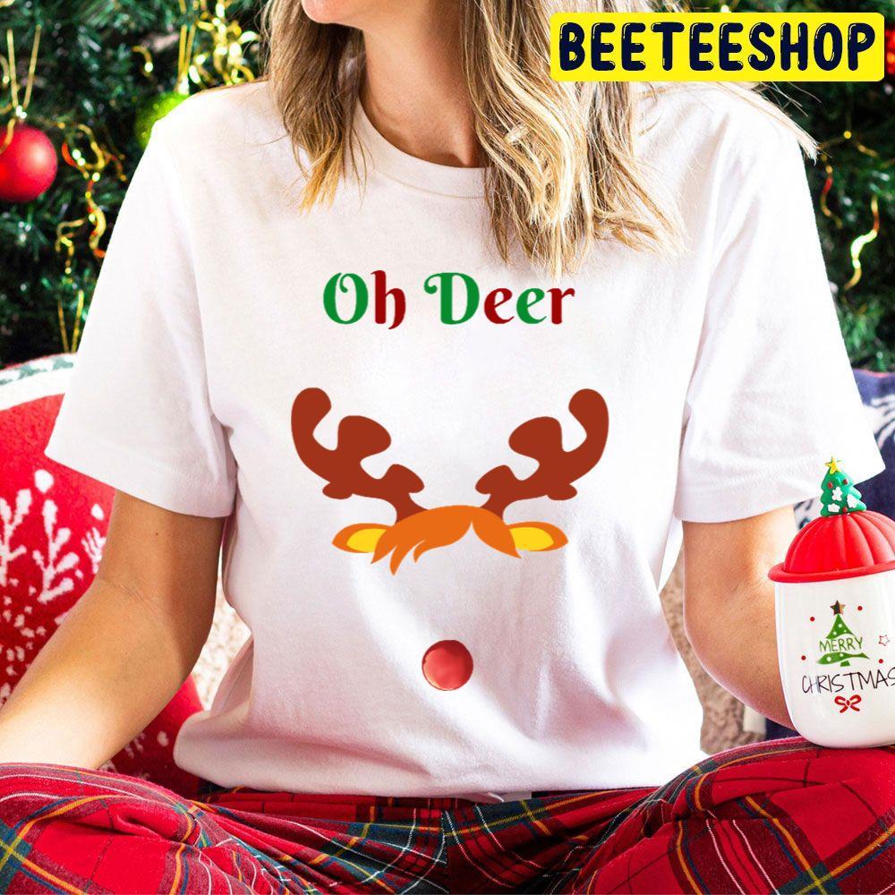 Oh Deer Rudolph The Red Nosed Reindeer Christmas Beeteeshop Trending Unisex Hoodie Oh Deer Rudolph The Red Nosed Reindeer Christmas Beeteeshop Trending Unisex Hoodie