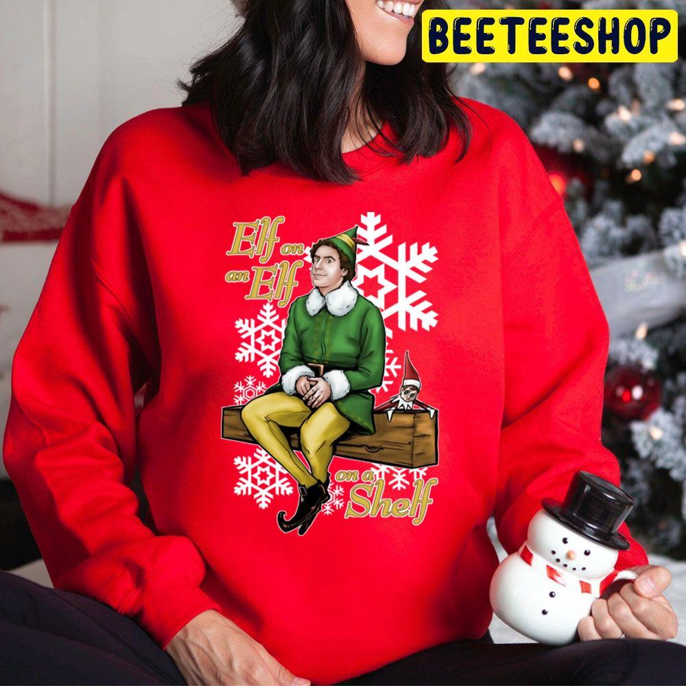 On An Elf On A Shelf Elf Christmas Beeteeshop Trending Unisex Hoodie On An Elf On A Shelf Elf Christmas Beeteeshop Trending Unisex Hoodie