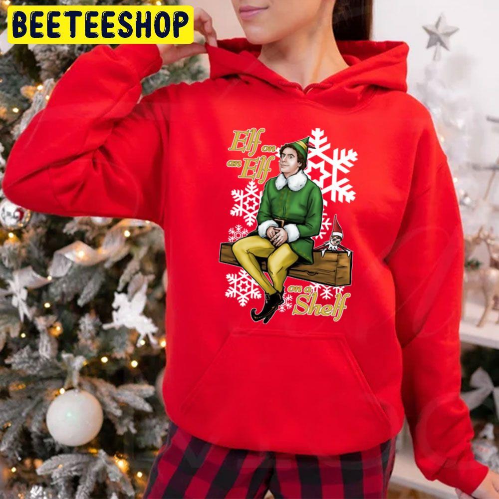 On An Elf On A Shelf Elf Christmas Beeteeshop Trending Unisex Hoodie On An Elf On A Shelf Elf Christmas Beeteeshop Trending Unisex Hoodie