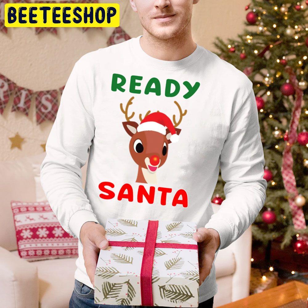 Ready Santa Rudolph The Red Nosed Reindeer Christmas Beeteeshop Trending Unisex Hoodie Ready Santa Rudolph The Red Nosed Reindeer Christmas Beeteeshop Trending Unisex Hoodie