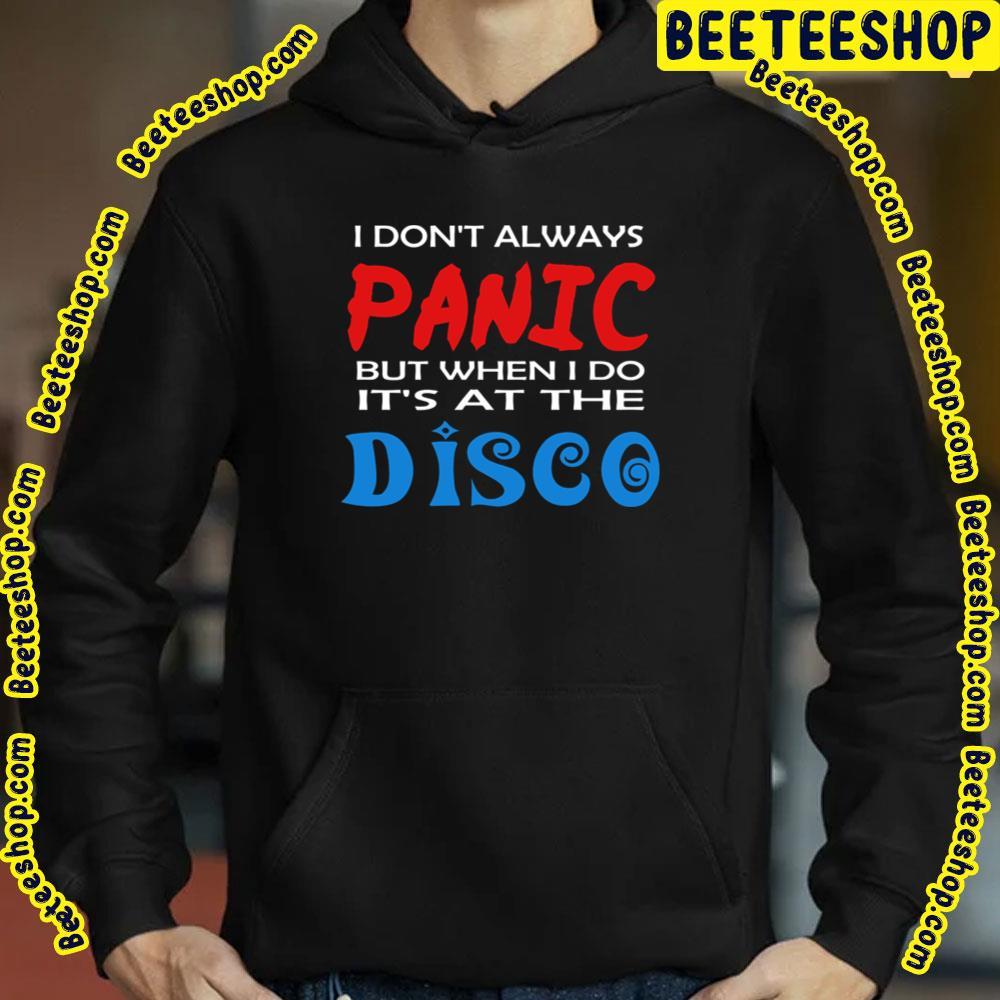 Red Blue Text Panic At The Disco Unisex T-Shirt Red Blue Text Panic At The Disco Unisex T-Shirt