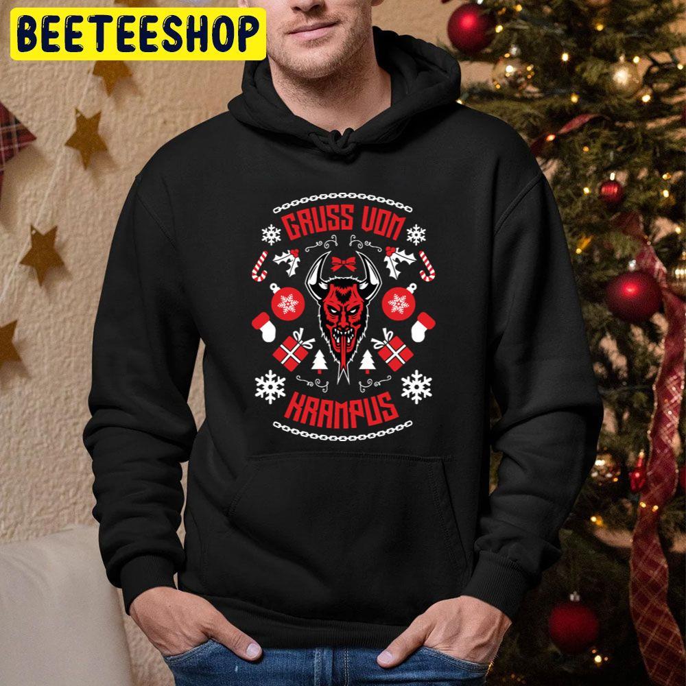 Red Style Gruss Vom Krampus Christmas Beeteeshop Trending Unisex Sweatshirt Red Style Gruss Vom Krampus Christmas Beeteeshop Trending Unisex Sweatshirt