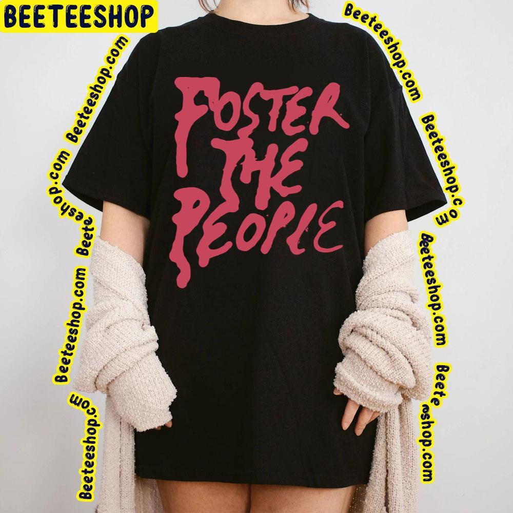 Red Text Foster The People Logo Unisex T-Shirt Red Text Foster The People Logo Unisex T-Shirt
