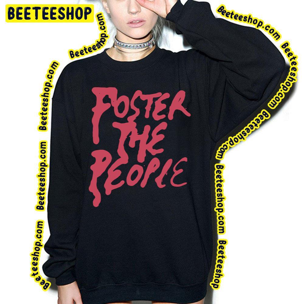 Red Text Foster The People Logo Unisex T-Shirt Red Text Foster The People Logo Unisex T-Shirt