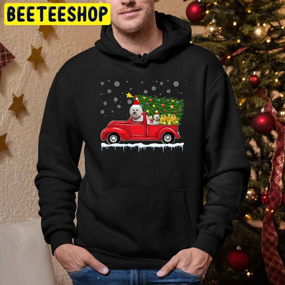 Red Truck Pick Up Bichon Frise Christmas Lover Beeteeshop Trending Unisex Sweatshirt Red Truck Pick Up Bichon Frise Christmas Lover Beeteeshop Trending Unisex Sweatshirt