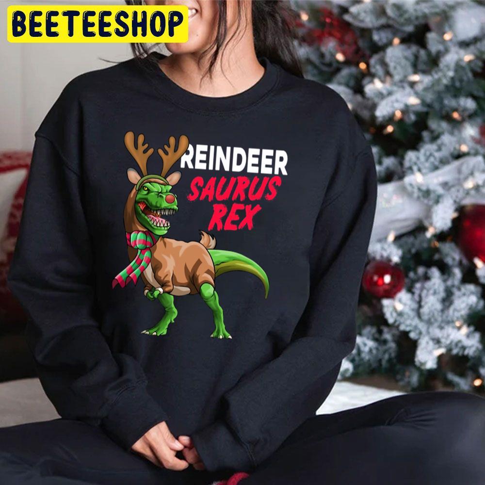 Reindeersaurus Trex Reindeer Dinosaur Christmas Beeteeshop Trending Unisex Sweatshirt Reindeersaurus Trex Reindeer Dinosaur Christmas Beeteeshop Trending Unisex Sweatshirt