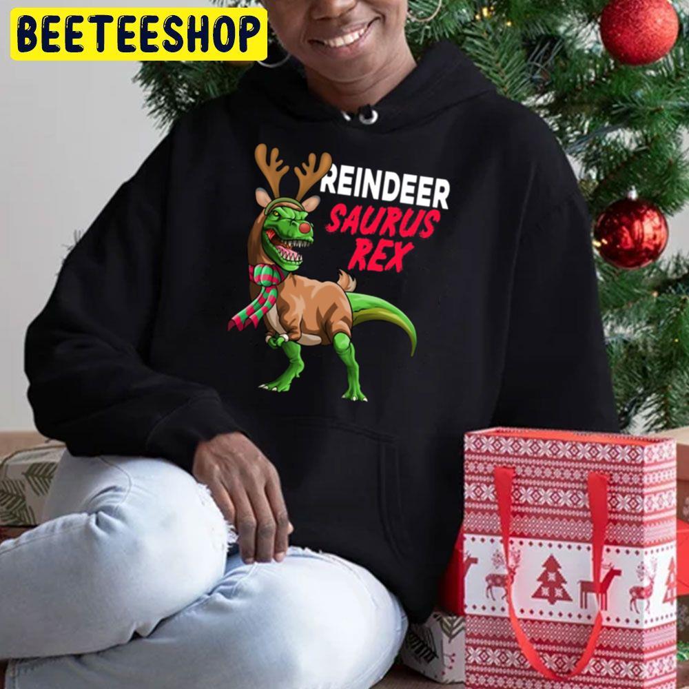 Reindeersaurus Trex Reindeer Dinosaur Christmas Beeteeshop Trending Unisex Sweatshirt Reindeersaurus Trex Reindeer Dinosaur Christmas Beeteeshop Trending Unisex Sweatshirt