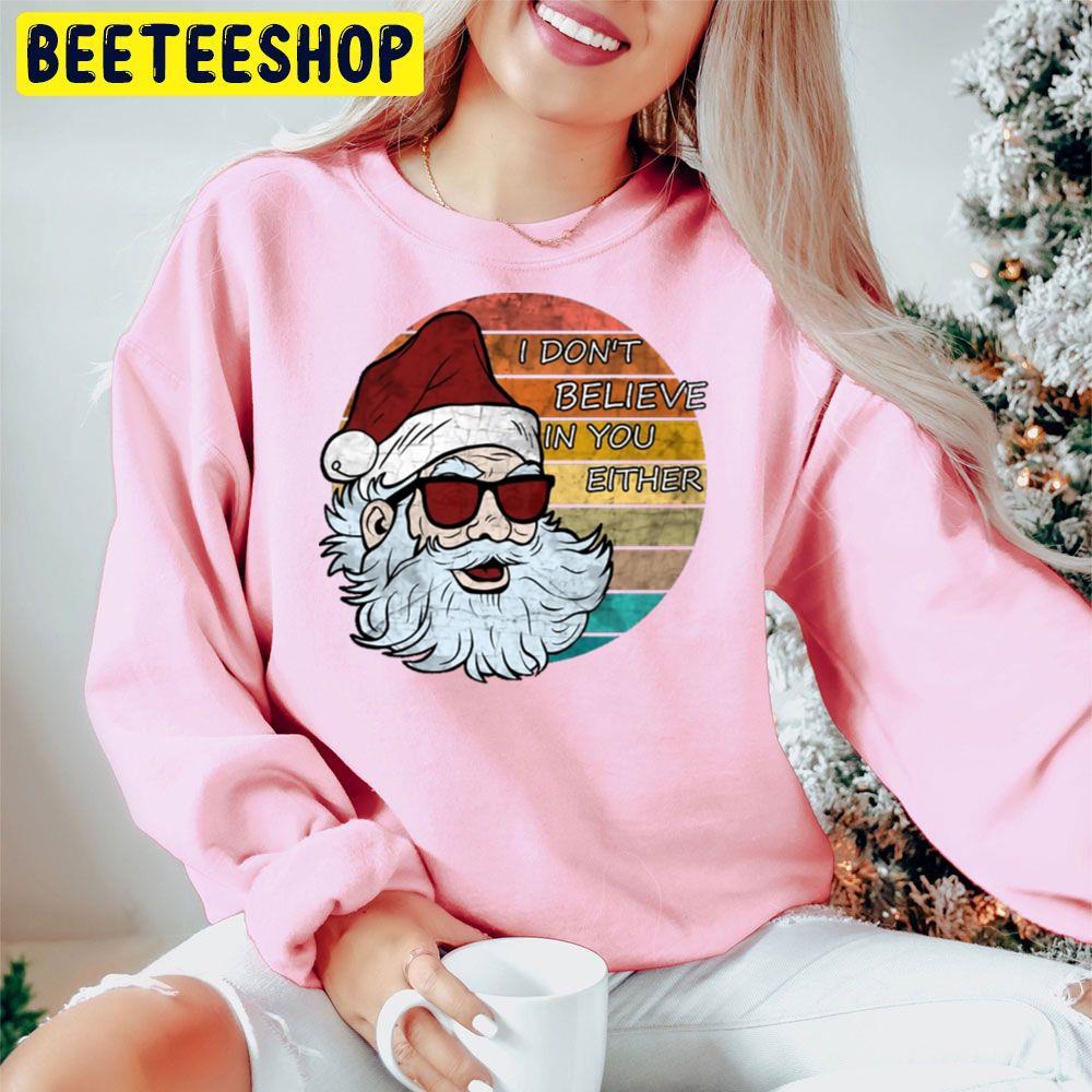 Retro Circle Bad Santa Christmas Beeteeshop Trending Unisex Hoodie Retro Circle Bad Santa Christmas Beeteeshop Trending Unisex Hoodie