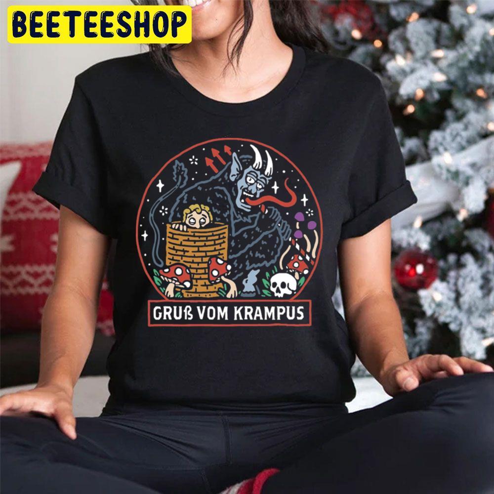 Retro Style Krampus Christmas Beeteeshop Trending Unisex Hoodie Retro Style Krampus Christmas Beeteeshop Trending Unisex Hoodie