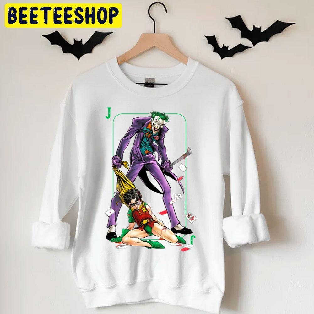 Robin With Joker Halloween Beeteeshop Unisex T-Shirt Robin With Joker Halloween Beeteeshop Unisex T-Shirt