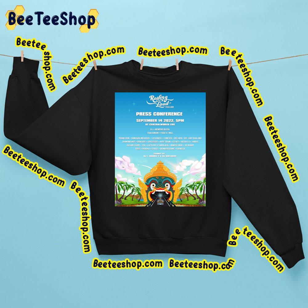 Rolling Loud Thailand 2022 Beeteeshop Trending Unisex T-Shirt Rolling Loud Thailand 2022 Beeteeshop Trending Unisex T-Shirt