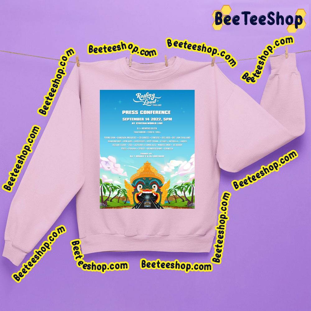 Rolling Loud Thailand 2022 Beeteeshop Trending Unisex T-Shirt Rolling Loud Thailand 2022 Beeteeshop Trending Unisex T-Shirt