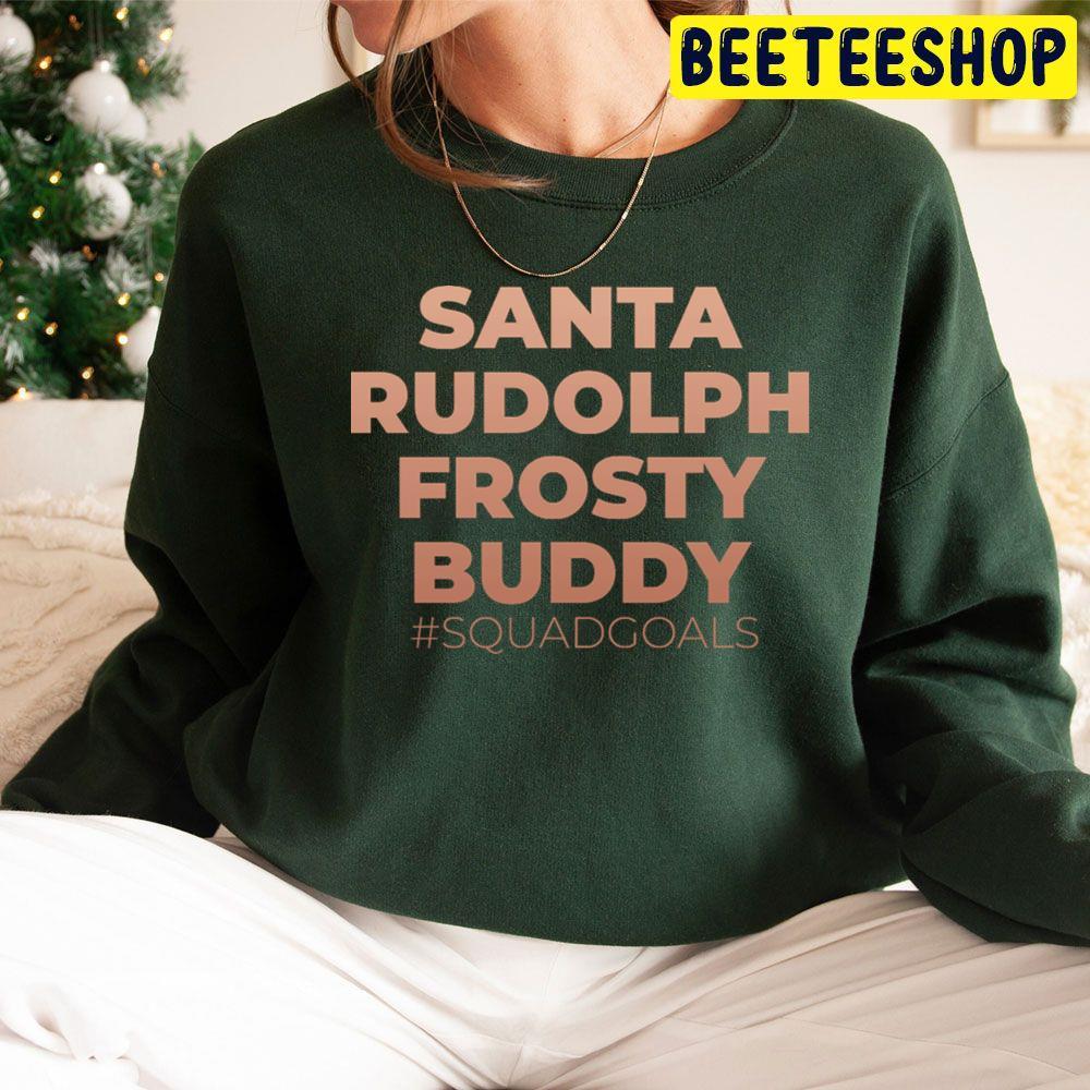 Santa Rudolph Buddy Frosty The Snowman Christmas Beeteeshop Trending Unisex Sweatshirt Santa Rudolph Buddy Frosty The Snowman Christmas Beeteeshop Trending Unisex Sweatshirt