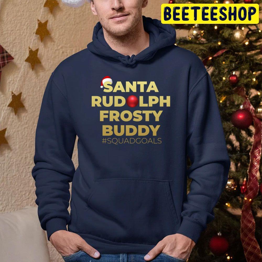 Santa Rudolph Frosty Buddy Gold Frosty The Snowman Christmas Beeteeshop Trending Unisex Sweatshirt Santa Rudolph Frosty Buddy Gold Frosty The Snowman Christmas Beeteeshop Trending Unisex Sweatshirt