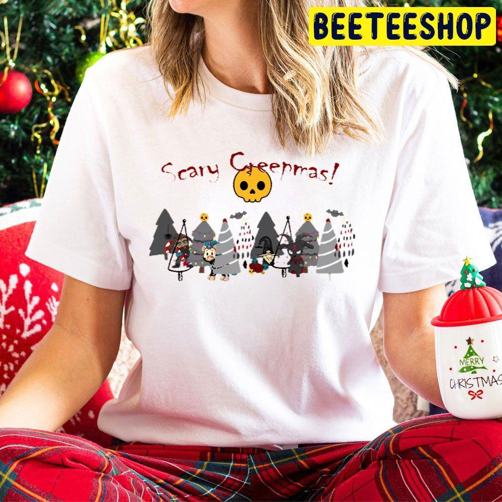 Scary Creepmas Christmas Beeteeshop Trending Unisex Hoodie Scary Creepmas Christmas Beeteeshop Trending Unisex Hoodie