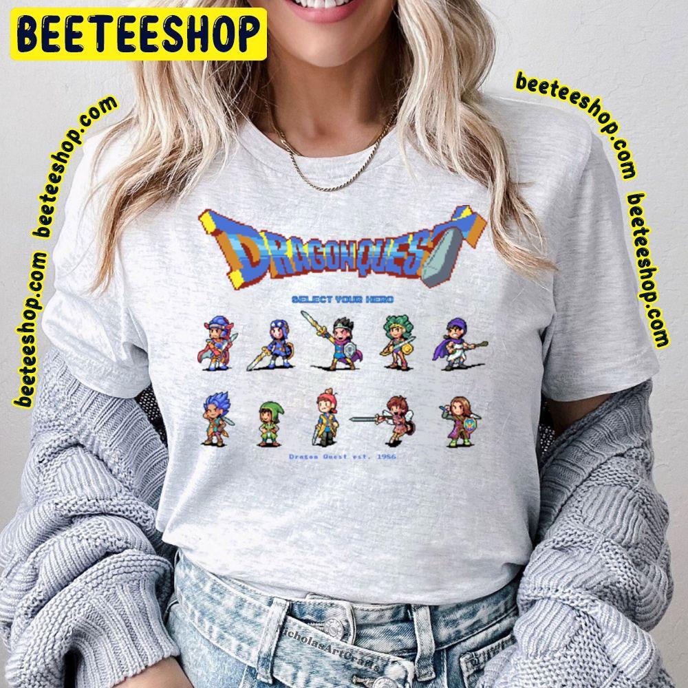 Select Your Hero Dragon Quest Unisex T-Shirt Select Your Hero Dragon Quest Unisex T-Shirt