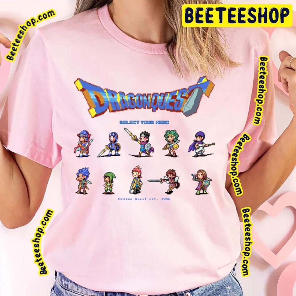 Select Your Hero Dragon Quest Unisex T-Shirt Select Your Hero Dragon Quest Unisex T-Shirt