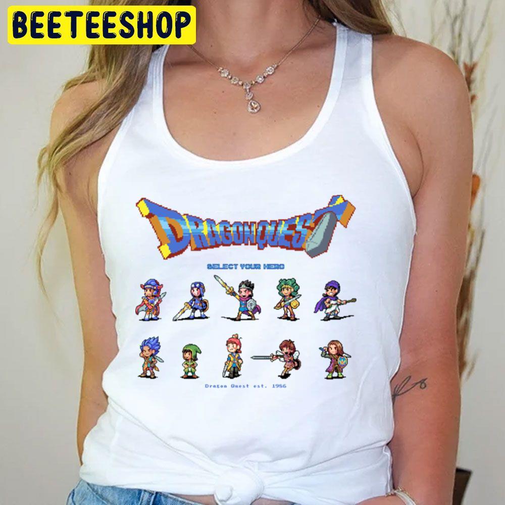 Select Your Hero Dragon Quest Unisex T-Shirt Select Your Hero Dragon Quest Unisex T-Shirt