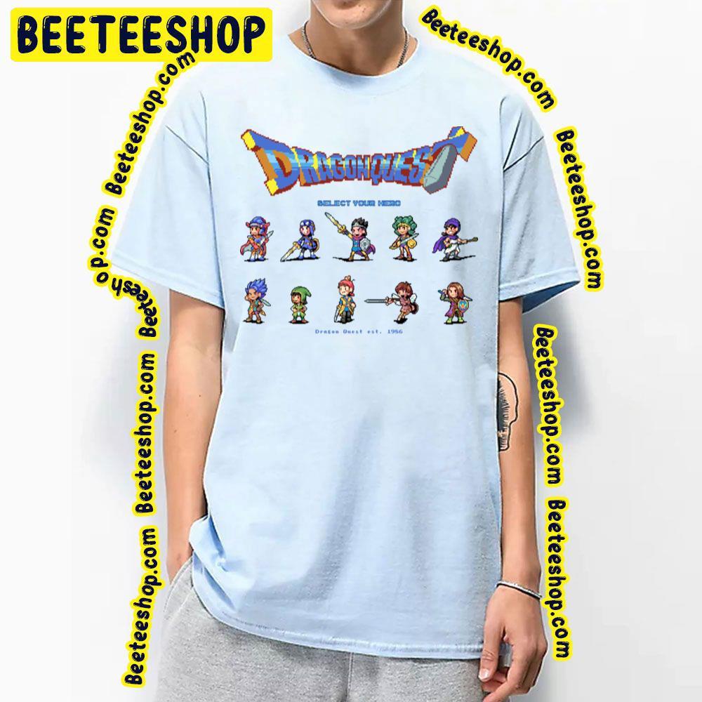 Select Your Hero Dragon Quest Unisex T-Shirt Select Your Hero Dragon Quest Unisex T-Shirt