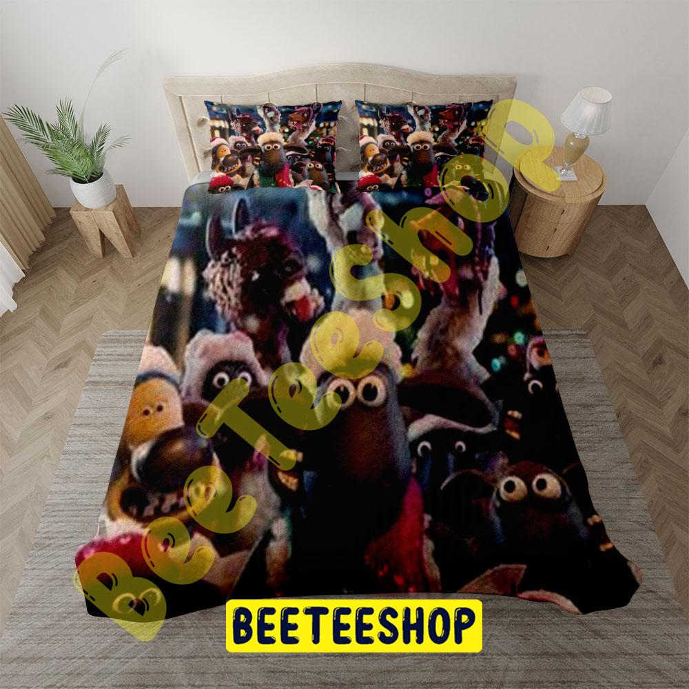 Shaun The Sheep The Flight Before Christmas 6 Trending Bedding Set Shaun The Sheep The Flight Before Christmas 6 Trending Bedding Set