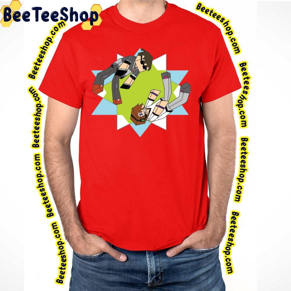 Sky & Deadlox Minecraft Unisex T-Shirt Sky & Deadlox Minecraft Unisex T-Shirt