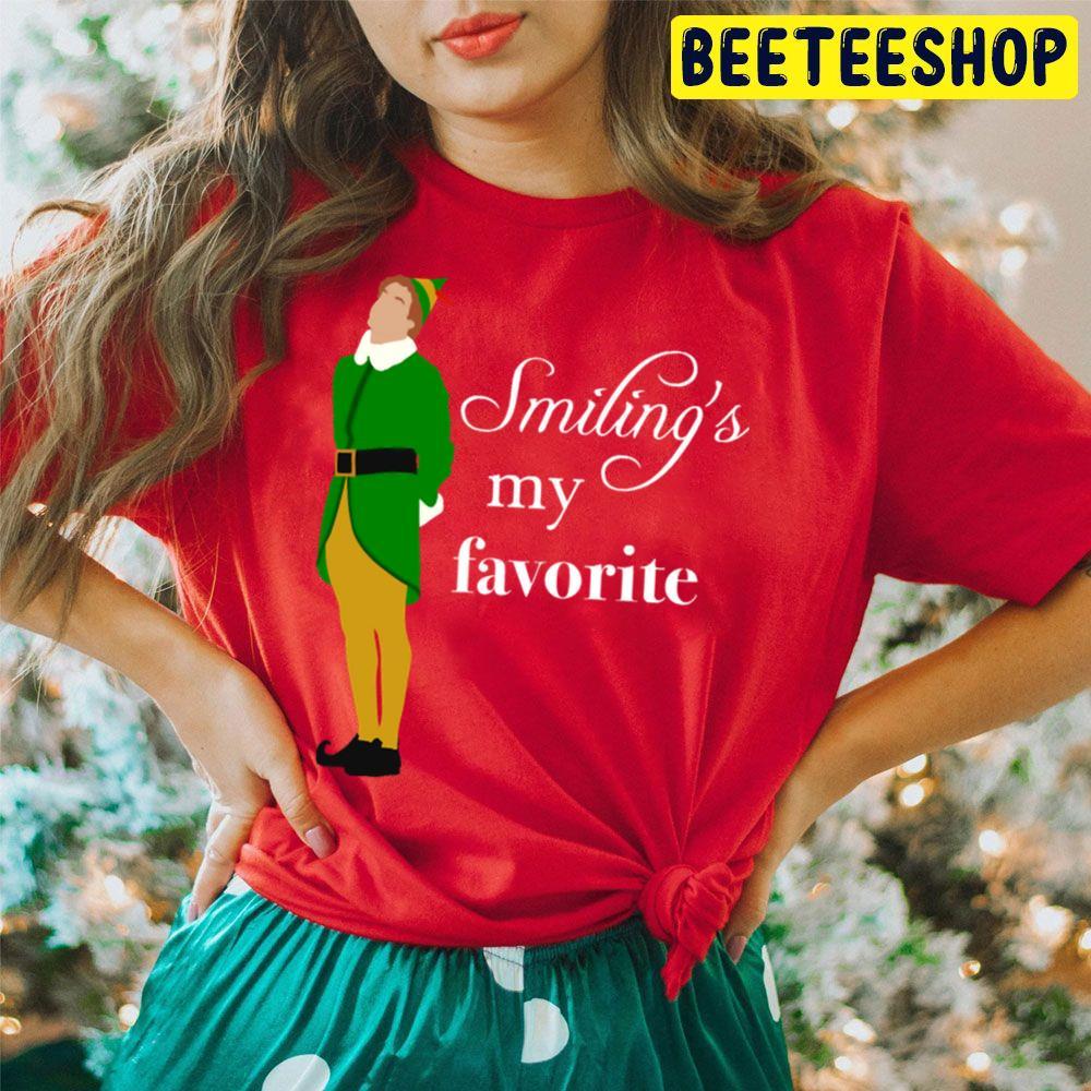 Smiling Is My Favorite Elf Christmas Beeteeshop Trending Unisex Hoodie Smiling Is My Favorite Elf Christmas Beeteeshop Trending Unisex Hoodie