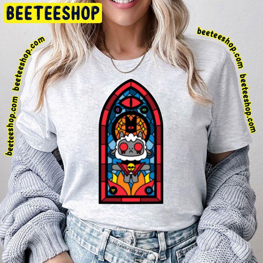 Stained Glass Cult Of The Lamb Unisex T-Shirt Stained Glass Cult Of The Lamb Unisex T-Shirt
