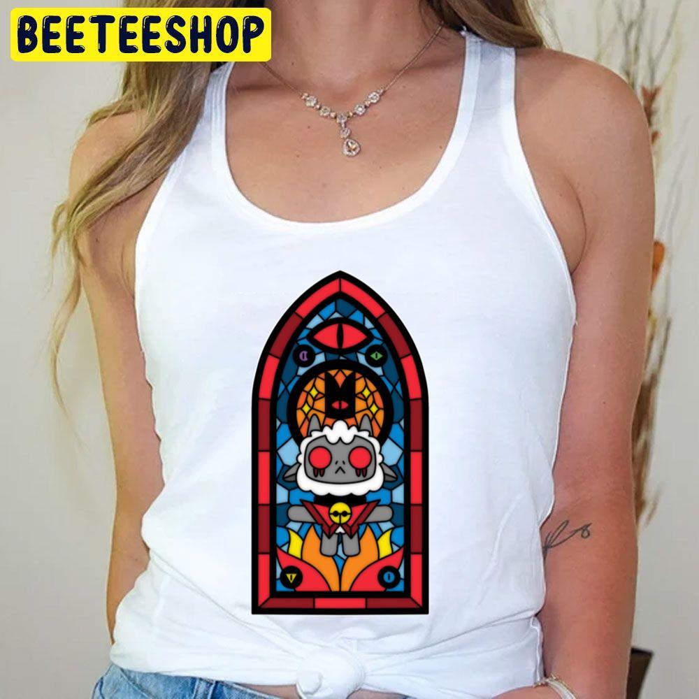 Stained Glass Cult Of The Lamb Unisex T-Shirt Stained Glass Cult Of The Lamb Unisex T-Shirt