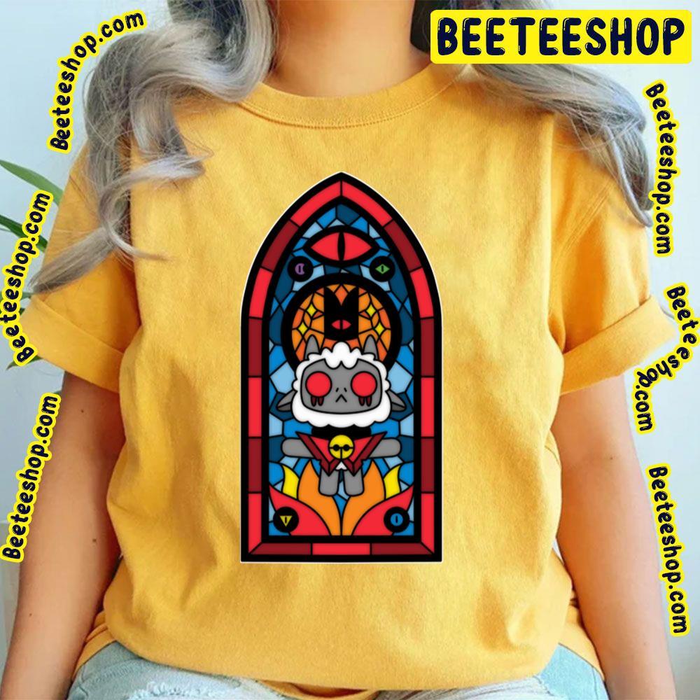 Stained Glass Cult Of The Lamb Unisex T-Shirt Stained Glass Cult Of The Lamb Unisex T-Shirt