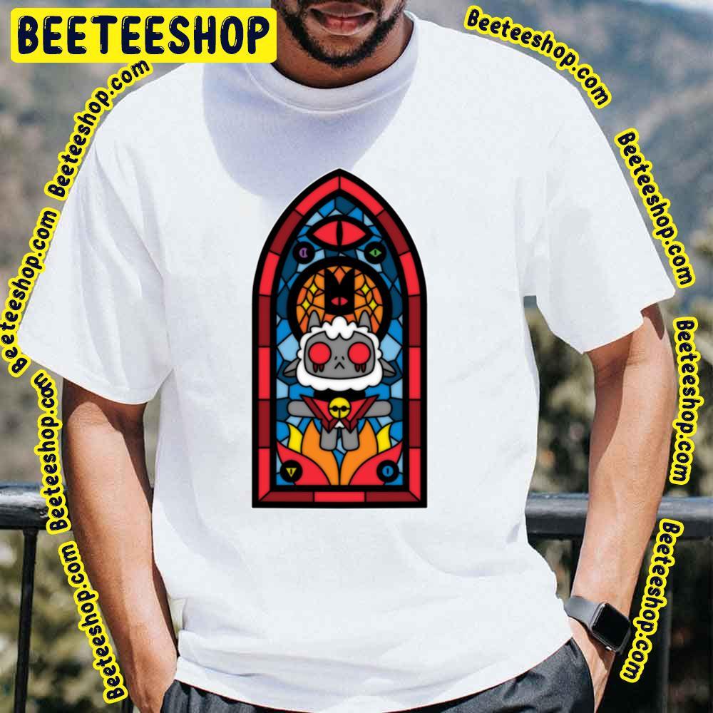 Stained Glass Cult Of The Lamb Unisex T-Shirt Stained Glass Cult Of The Lamb Unisex T-Shirt