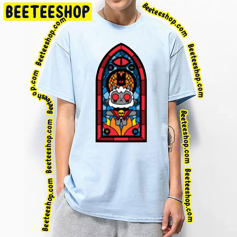 Stained Glass Cult Of The Lamb Unisex T-Shirt Stained Glass Cult Of The Lamb Unisex T-Shirt