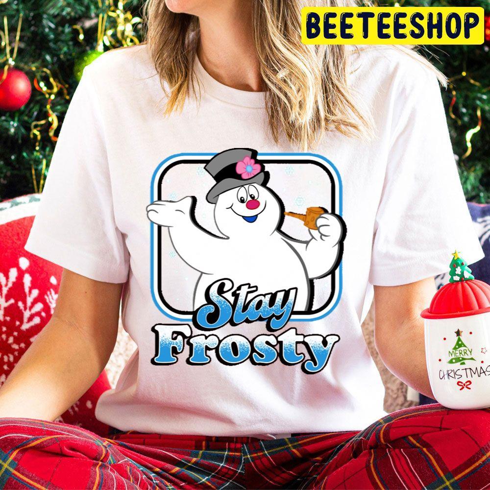 Stay Frosty The Snowman Christmas Beeteeshop Trending Unisex Hoodie Stay Frosty The Snowman Christmas Beeteeshop Trending Unisex Hoodie