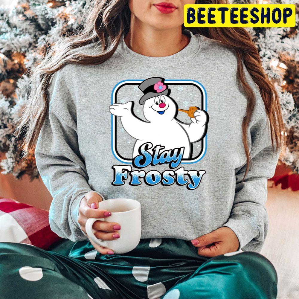 Stay Frosty The Snowman Christmas Beeteeshop Trending Unisex Hoodie Stay Frosty The Snowman Christmas Beeteeshop Trending Unisex Hoodie