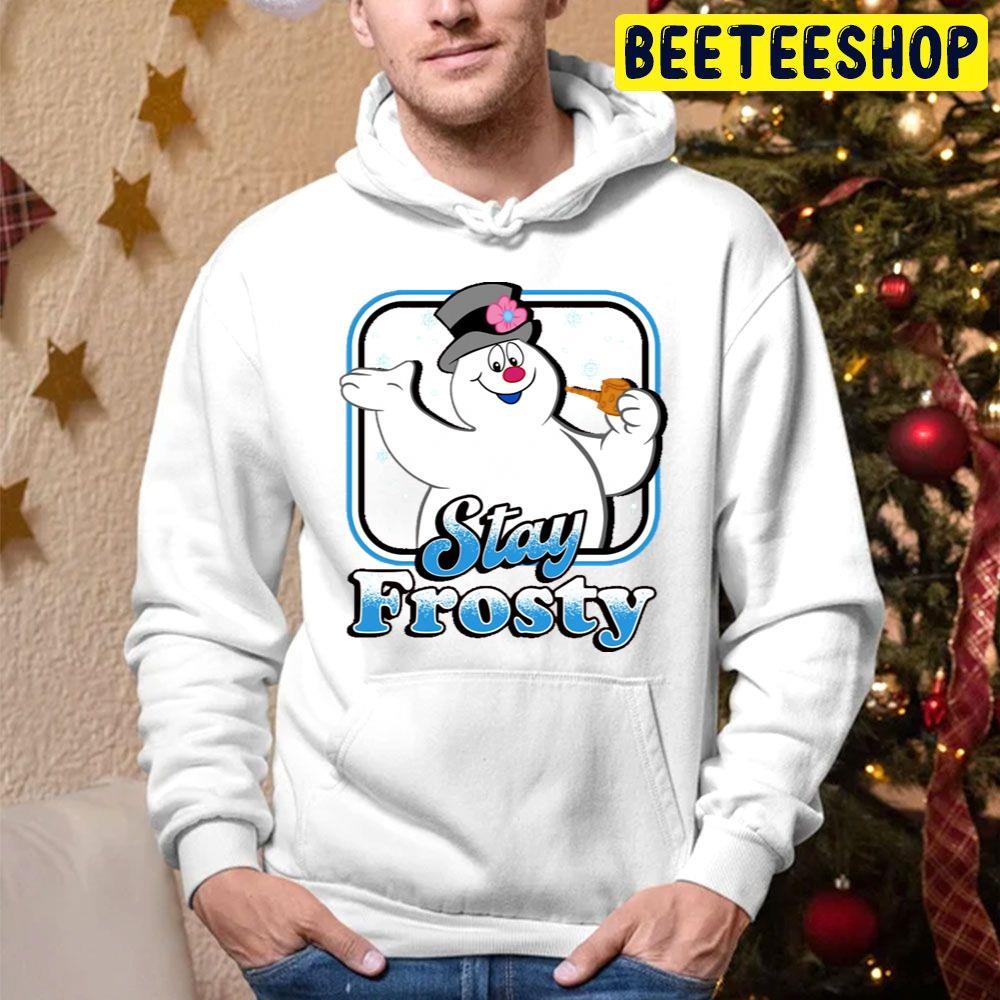 Stay Frosty The Snowman Christmas Beeteeshop Trending Unisex Hoodie Stay Frosty The Snowman Christmas Beeteeshop Trending Unisex Hoodie
