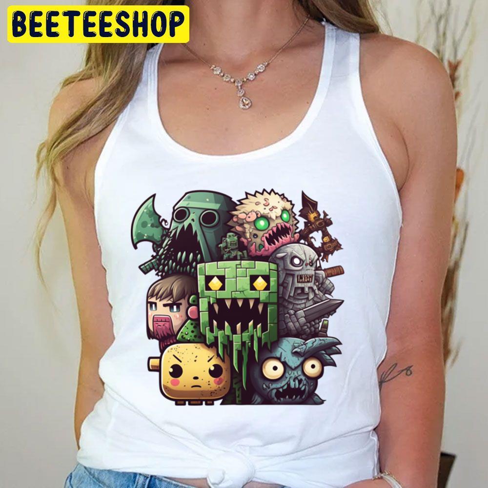 Style Monsters Minecraft Unisex T-Shirt Style Monsters Minecraft Unisex T-Shirt