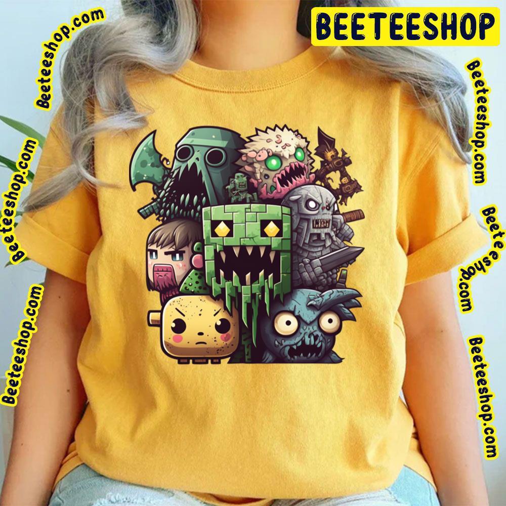 Style Monsters Minecraft Unisex T-Shirt Style Monsters Minecraft Unisex T-Shirt