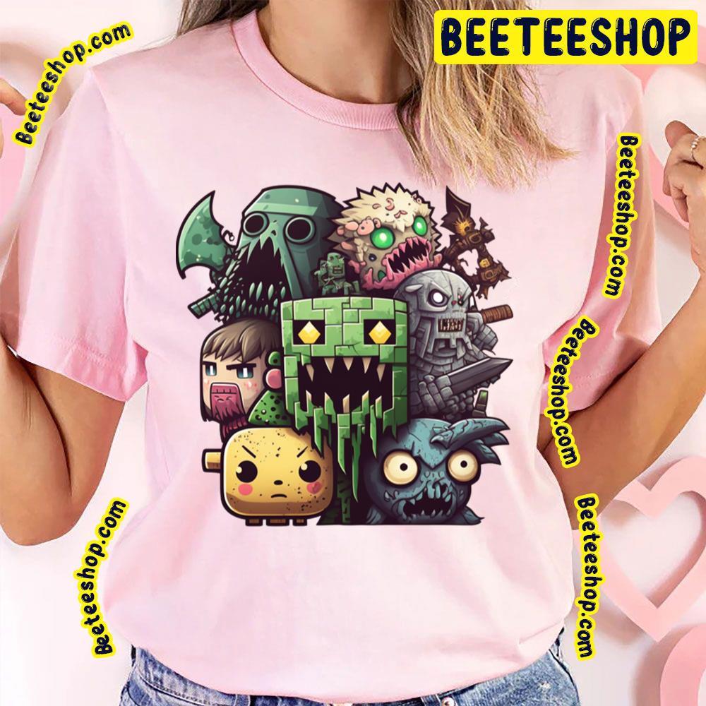 Style Monsters Minecraft Unisex T-Shirt Style Monsters Minecraft Unisex T-Shirt