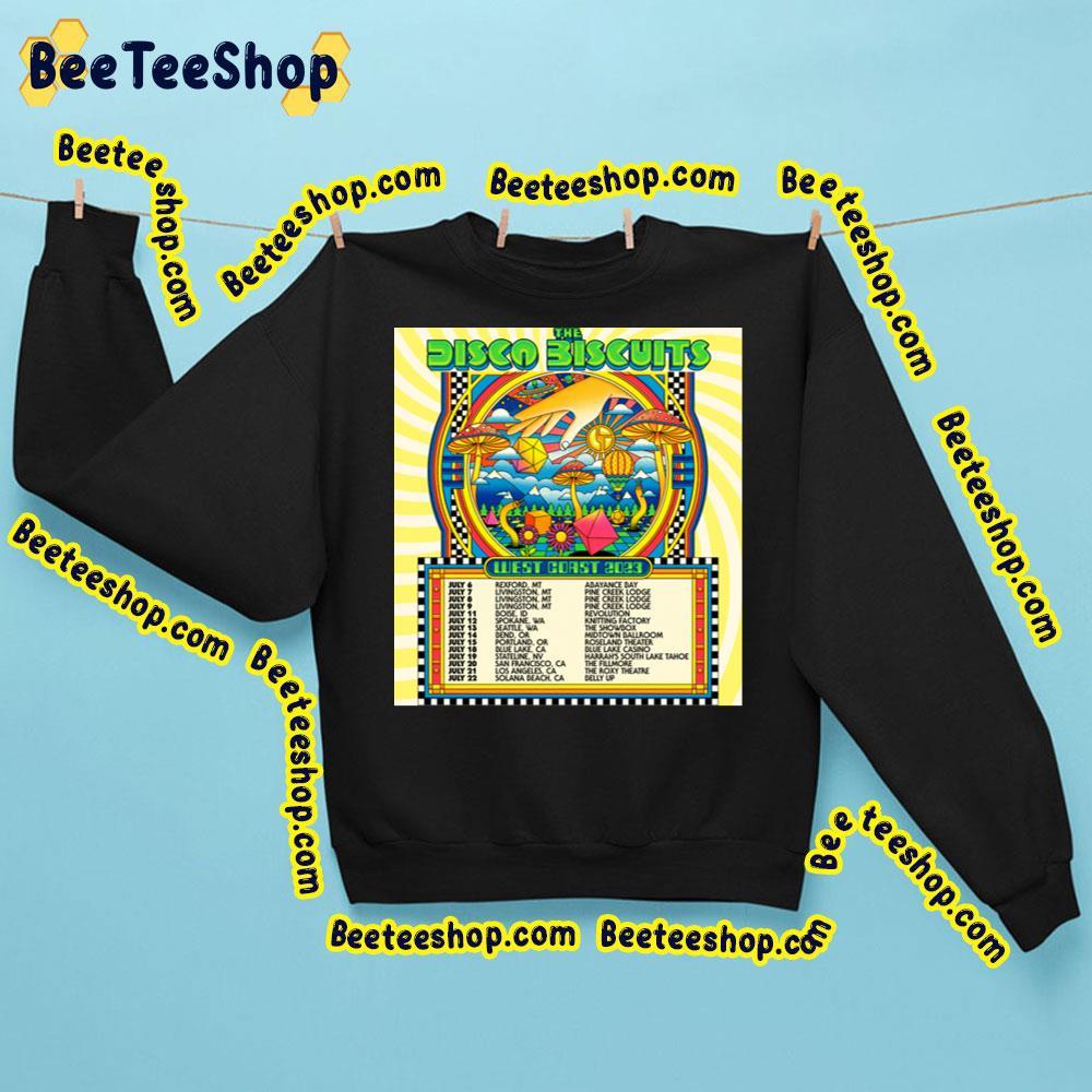 The Disco Biscuits West Goast July 2023 Beeteeshop Trending Unisex Sweatshirt The Disco Biscuits West Goast July 2023 Beeteeshop Trending Unisex Sweatshirt