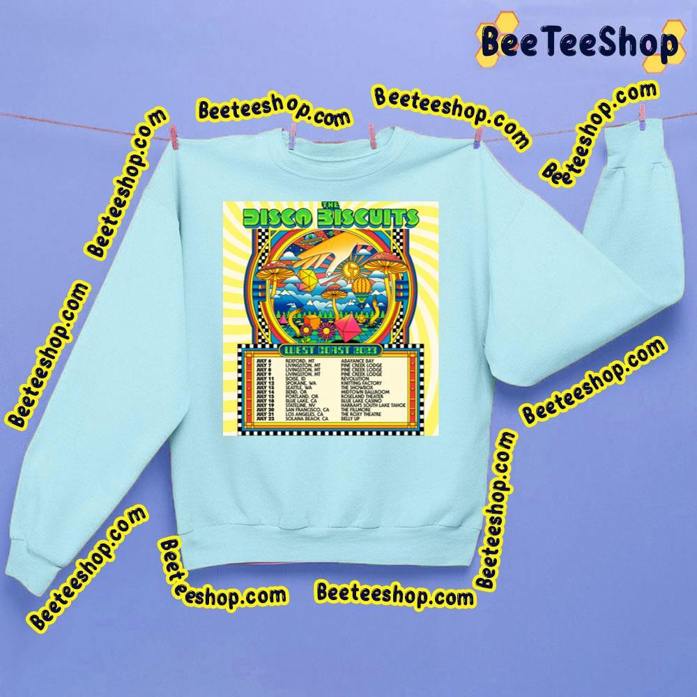 The Disco Biscuits West Goast July 2023 Beeteeshop Trending Unisex Sweatshirt The Disco Biscuits West Goast July 2023 Beeteeshop Trending Unisex Sweatshirt