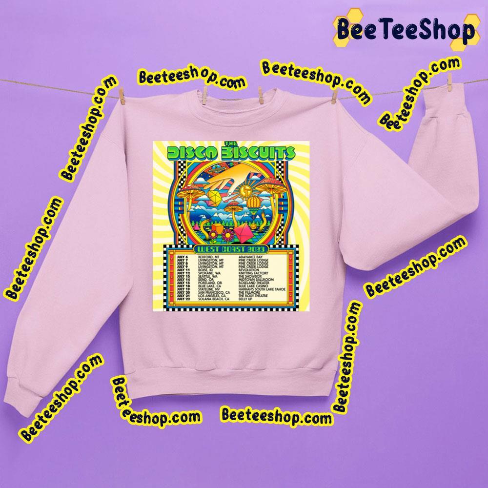 The Disco Biscuits West Goast July 2023 Beeteeshop Trending Unisex Sweatshirt The Disco Biscuits West Goast July 2023 Beeteeshop Trending Unisex Sweatshirt