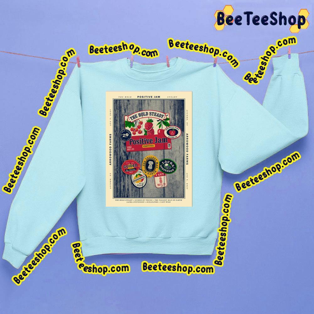 The Hold Steady Positive Jam 2023 Beeteeshop Trending Unisex T-Shirt The Hold Steady Positive Jam 2023 Beeteeshop Trending Unisex T-Shirt