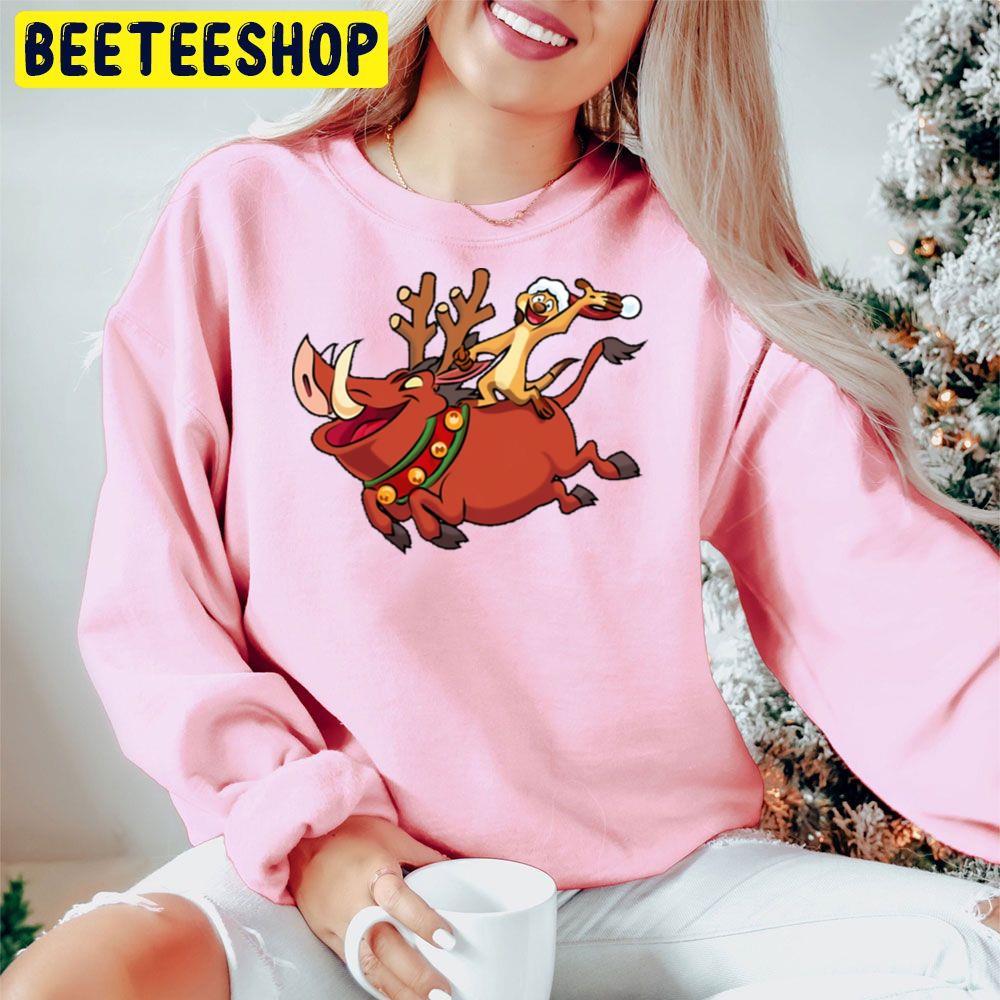 The Lion King Timon And Pumbaa Christmas Beeteeshop Trending Unisex Hoodie The Lion King Timon And Pumbaa Christmas Beeteeshop Trending Unisex Hoodie